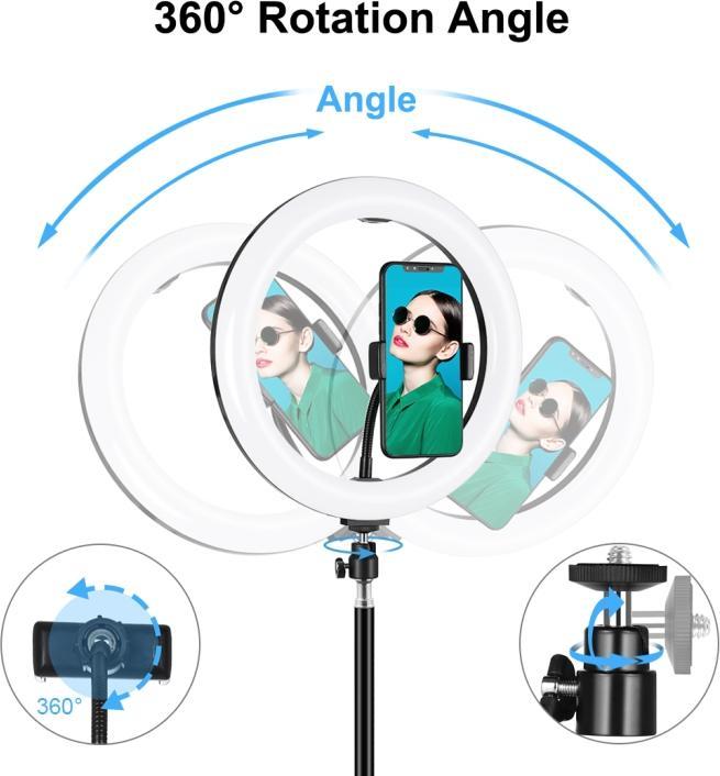 Produktbild Puluz PKT3035 Selfie Videoleuchte 26cm (Ringleuchte)