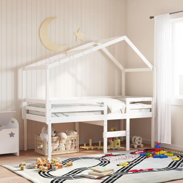 Immagine prodotto VidaXL Letto a soppalco con tetto (80 x 200 cm)