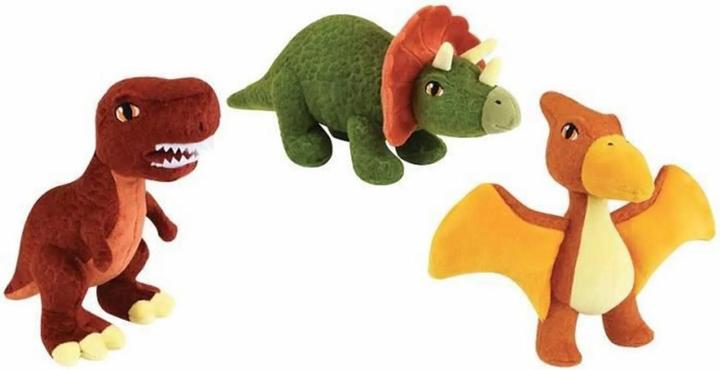 Image du produit Jemini peluches les jeminosaures trex,pteranodon,triceratops (x3) (18 cm)