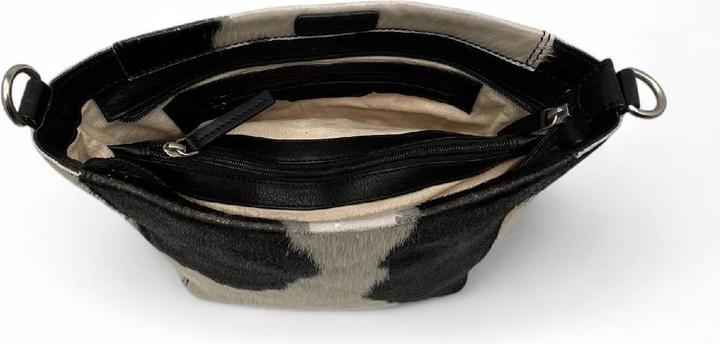 Actual product image Bull & Hunt Cassie-Sherpa - Crossbody Bag, Beige/Schwarz