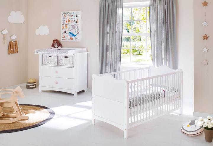 Actual product image Pinolino Economy set Florentina wide (Baby cot, Changing unit)