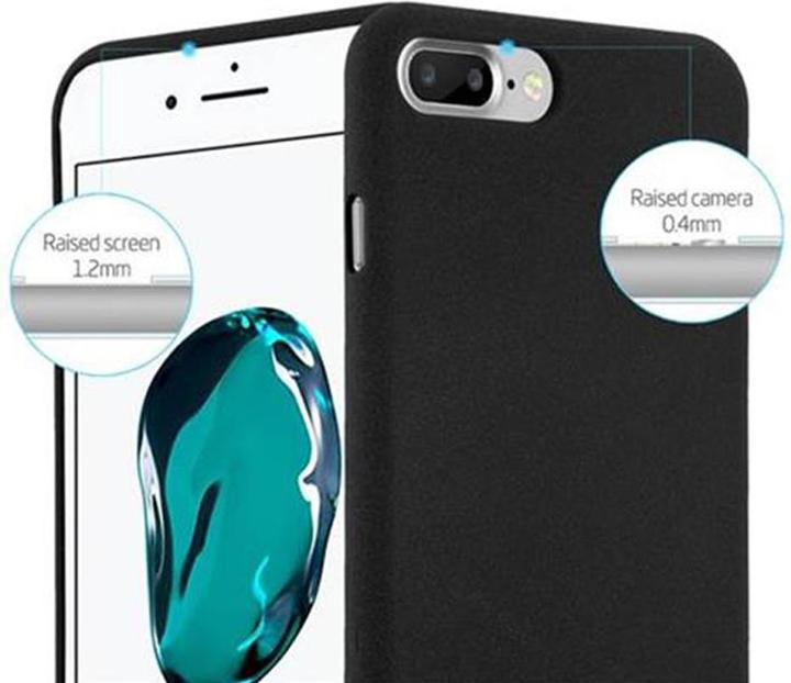 Produktbild Cadorabo TPU Frosted Cover (Apple iPhone 7 Plus, Apple iPhone 7s Plus)