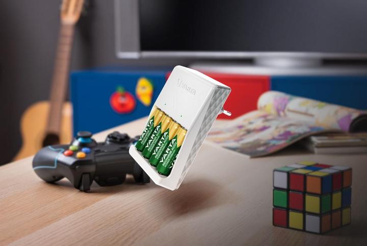 Immagine prodotto Varta Caricabatterie a spina (1 pz., AA, 1600 mAh, Batteria + Caricabatterie)