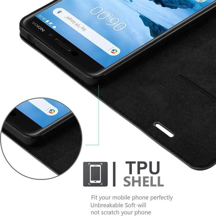 Produktbild Cadorabo Book Invisible Magnet Cover (Nokia 6.1)