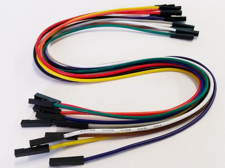 Play-Zone Jumperkabel 10 Stk. F/F 30CM 22AWG