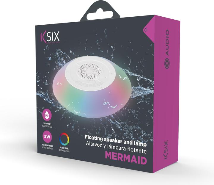 Produktbild KSIX Floating Colorlight Speaker Mermaid RGB 5w (4 h, Akkubetrieb)