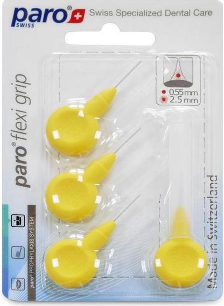 Image du produit Paro Flexi Grip 2.5mm xx-fine gelb zylindrisch (4 x, 2.50 mm)