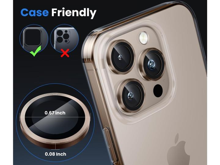 Produktbild Screenguard Camera Lens Protector Schutzglas Apple iPhone 16 Pro (Apple iPhone 16 Pro)