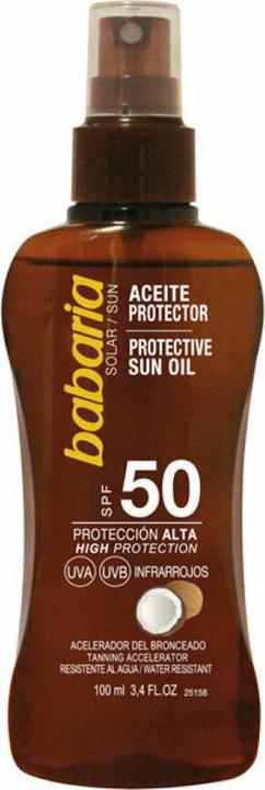 Produktbild Babaria Sun Protective (Sonnenöl, SPF 50, 100 ml)