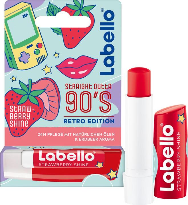 Image du produit Labello Strawberry Shine Édition Rétro (Sticks de soin)
