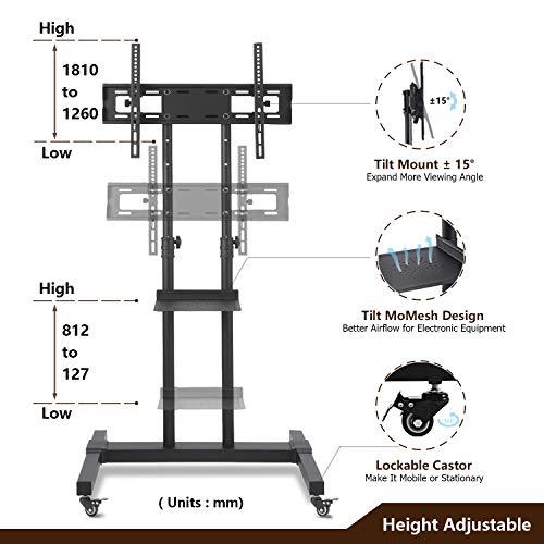 Immagine prodotto River Systems Supporto TV universale (Vari, 75", 50 kg)