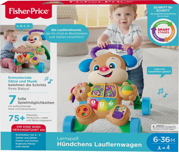 Produktbild Fisher-Price Lernspass Hündchens Lauflernwagen
