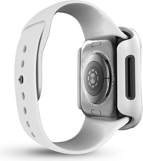 Produktbild Uniq etui Torres Apple Watch Series 4/5/6/SE 44mm. biały/dove white (TPU)