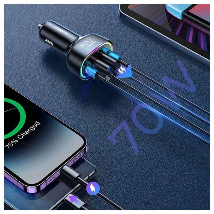 Immagine prodotto Joyroom Caricabatterie da auto a 4 porte da 70W