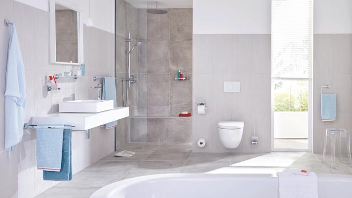 Actual product image tesa DELUXXE soap dispenser incl. adhesive solution without drilling