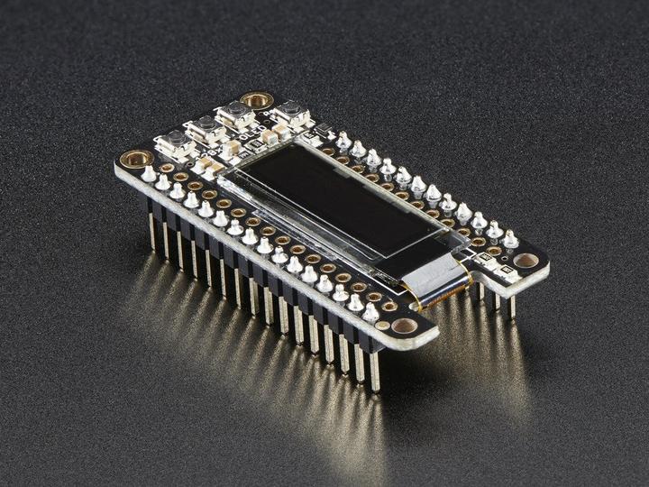 Actual product image Adafruit FeatherWing OLED 128x32 OLED (Feather Add-On) (Various)
