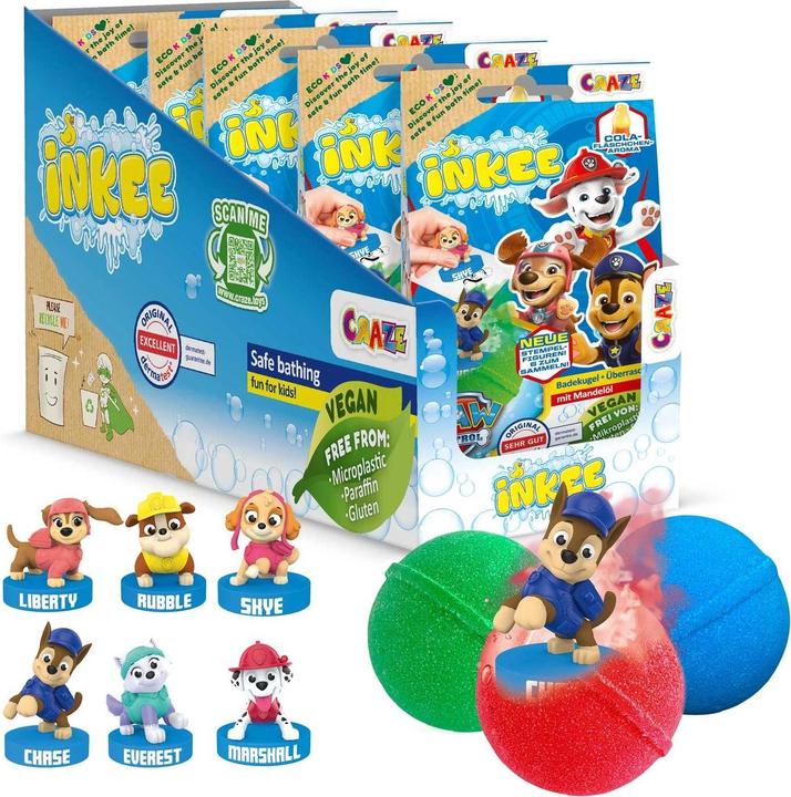 Immagine prodotto Craze Palla da bagno a sorpresa dei Paw Patrol (Bombe da bagno)