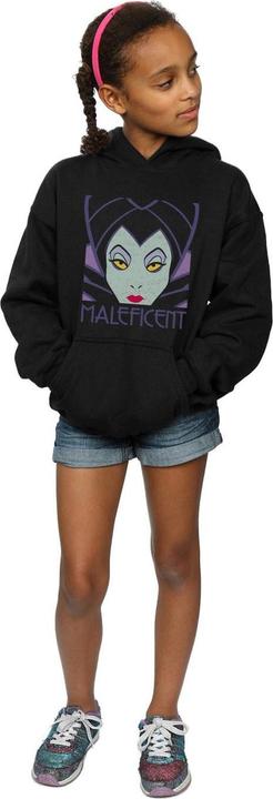 Image du produit Disney - Sweat à capuche MALEFICENT CROPPED HEAD - Fille (140, 146)