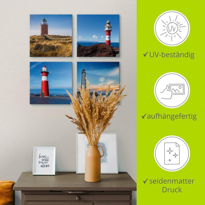 Produktbild Artland Leuchtturm am Meer C9AU (40x40 cm)