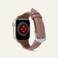 Actual product image Spigen Kajuk Apple Watch Leather Strap 4/5/6/7/8 / SE 40/41 mm Pink (40 mm, 41 mm, Genuine Leather, Apple Watch Series 4, Apple Watch Series 5, Apple Watch Series 6, Apple Watch Series 7, Apple Watch Series 8, Apple Watch Series 9, Apple Watch SE)