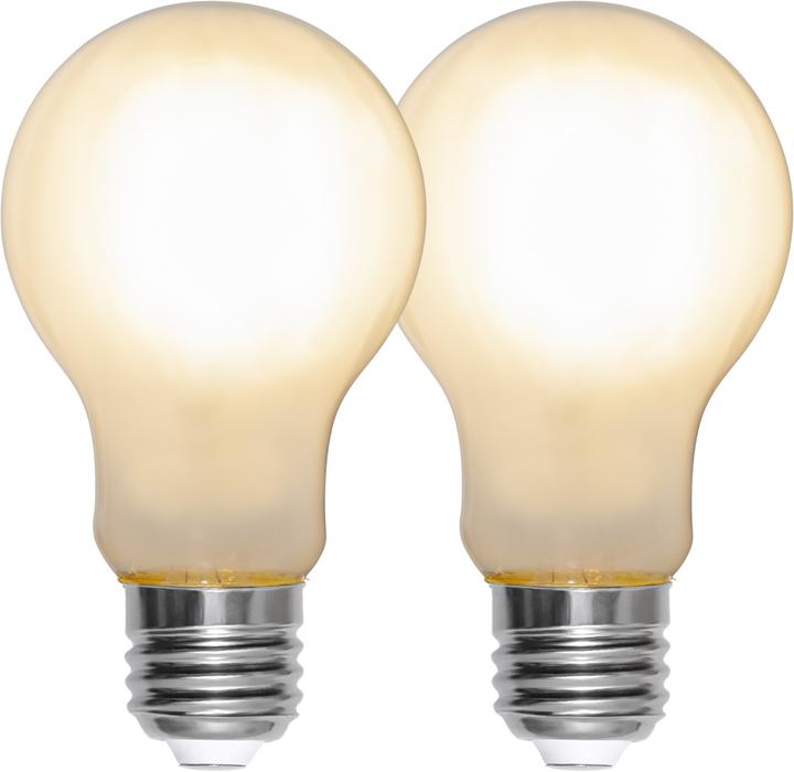 Produktbild Star Trading LED Lamp E27 Frosted Duo Pack (E27, 4.50 W, 470 lm, F)