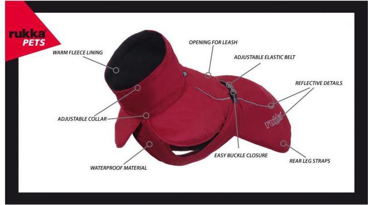 Actual product image Rukka Stormy (45, Dog coat)