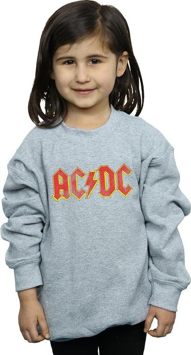 Immagine prodotto AC/DC Distressed Red Logo Felpa Ragazze (152, 158)