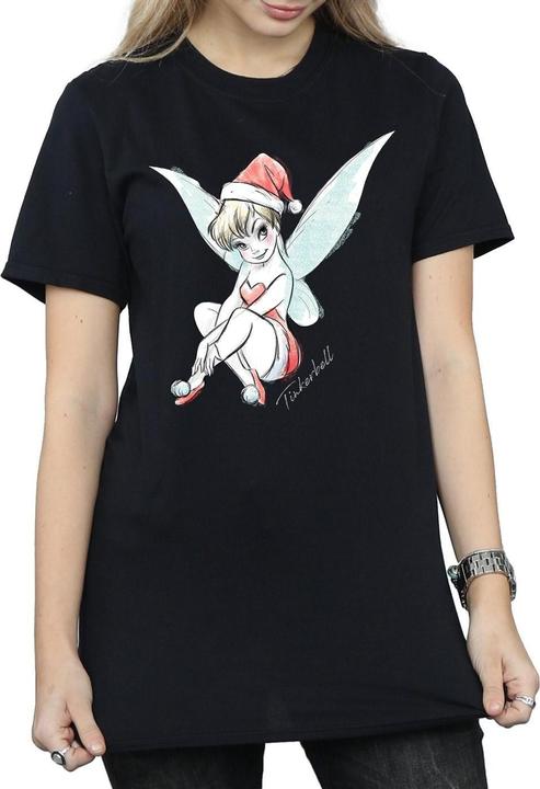 Immagine prodotto Disney Tinkerbell Christmas Fairy Maglietta Ampia Donna (M)