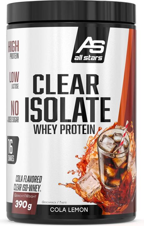 Actual product image All Stars Clear Isolate Whey Protein (390g tin) (Cola, 1 pcs., 390 g)