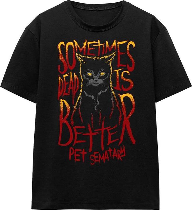 Actual product image Pet Sematary Unisex Adult Dead Is Better T-Shirt (M)