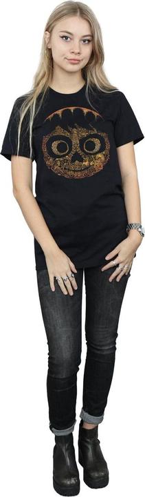 Actual product image Disney Womens/Ladies Coco Miguel Face Cotton Boyfriend T-Shirt (XXL)