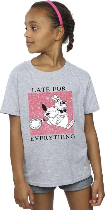 Produktbild Disney Mädchen Alice im Wunderland Weisses Kaninchen TShirt aus Baumwolle (152, 158)