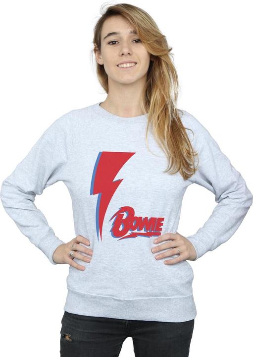 Immagine prodotto David Bowie Red Bolt Felpa Donna (S)