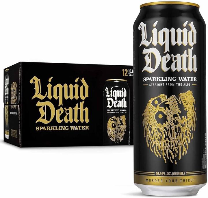Liquid Death Eau pétillante (12 x 50 cl)