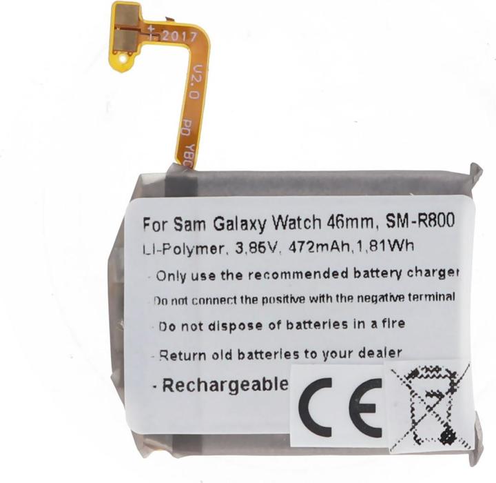 Immagine prodotto AccuCell Batteria Samsung Galaxy Watch 46mm, SM-R800