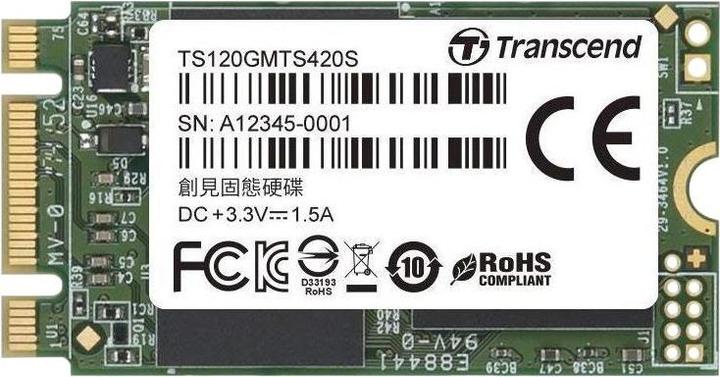 Image du produit Transcend Mts420s (120 Go, M.2 2242)
