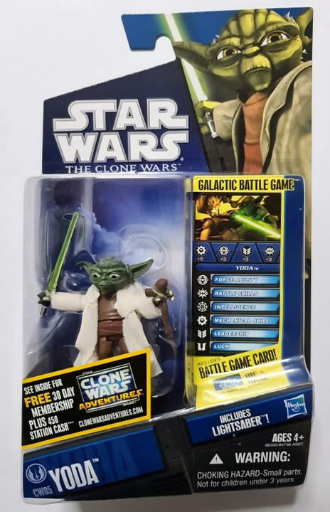 Actual product image Hasbro Star Wars The Clone Wars Action Figure 2010 CW05 Yoda