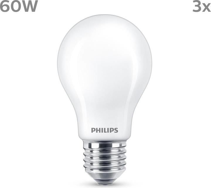 Actual product image Philips LED Bulbs (E27, 7 W, 806 lm, 3 x, E)
