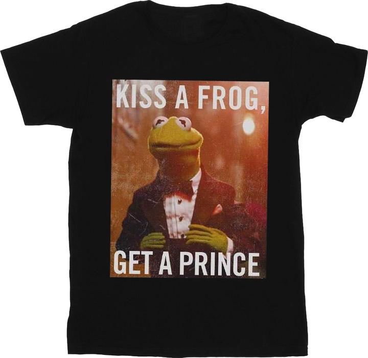 Immagine prodotto Disney The Muppets Kiss A Frog Get A Prince Maglietta Ampia Donna (L)