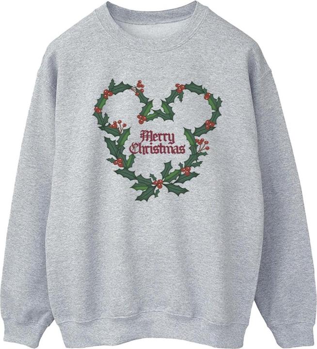 Produktbild Disney Mickey Mouse Merry Christmas Holly Sweatshirt (XXL)