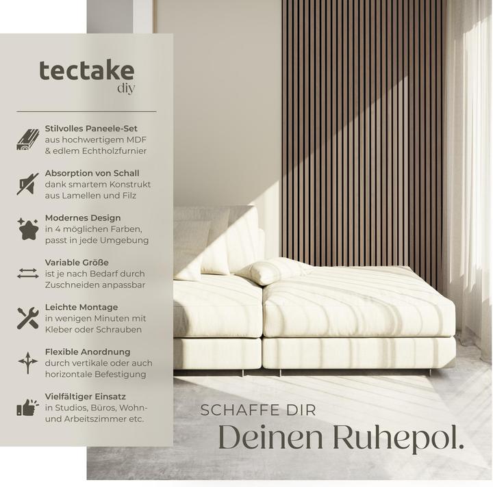 Produktbild tectake 2er Set Akustikpaneele Sonic Wall (2 Stk.)