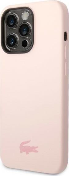 Actual product image Lacoste LCHCP14XSI iPhone 14 Pro Max 6,7" jasnoróżowy/light pink hardcase Silicone (Apple iPhone 14 Pro Max)