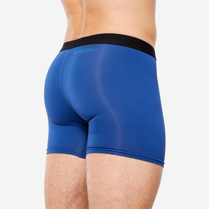 Image du produit Decathlon Fonctionnel boxer homme respirant pack de 3 - marine/bleu/kaki (XL, Lot de 3)