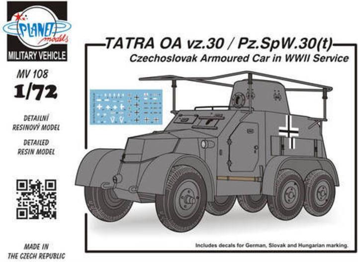 Planet Models TATRA OA vz.30/Pz.SpW.30(t) Czechosl.Arm