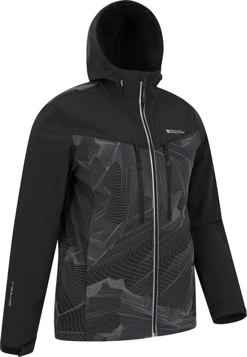 Actual product image Mountain Warehouse Mens Illuminate II Soft Shell Jacket (XS)