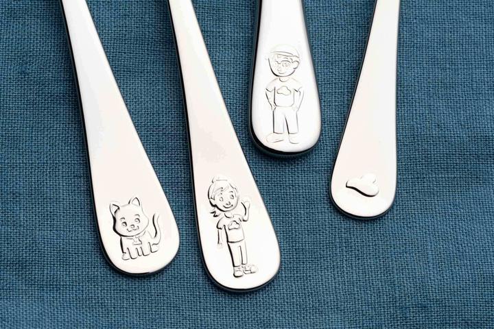 Immagine prodotto Leonardo Set di posate per bambini Avventura 4 pezzi