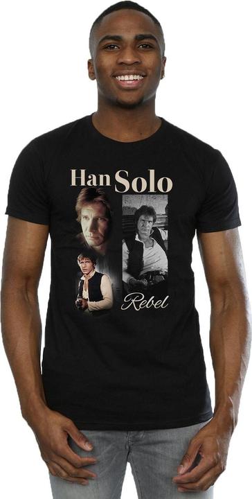 Immagine prodotto Star Wars Han Solo 90s Style Maglietta Uomo (M)