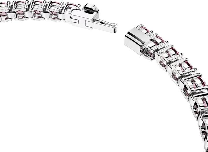 Produktbild Swarovski Matrix Tennis Armband Rundschliff Rosa (15.50 cm, Swarovski Metall)