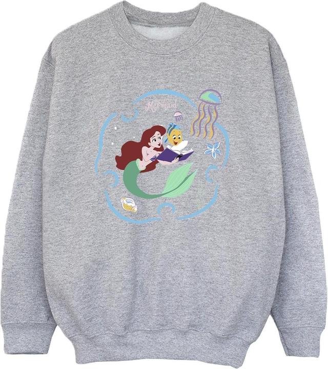 Disney The Little Mermaid Reading A Book Sweatshirt Jungen