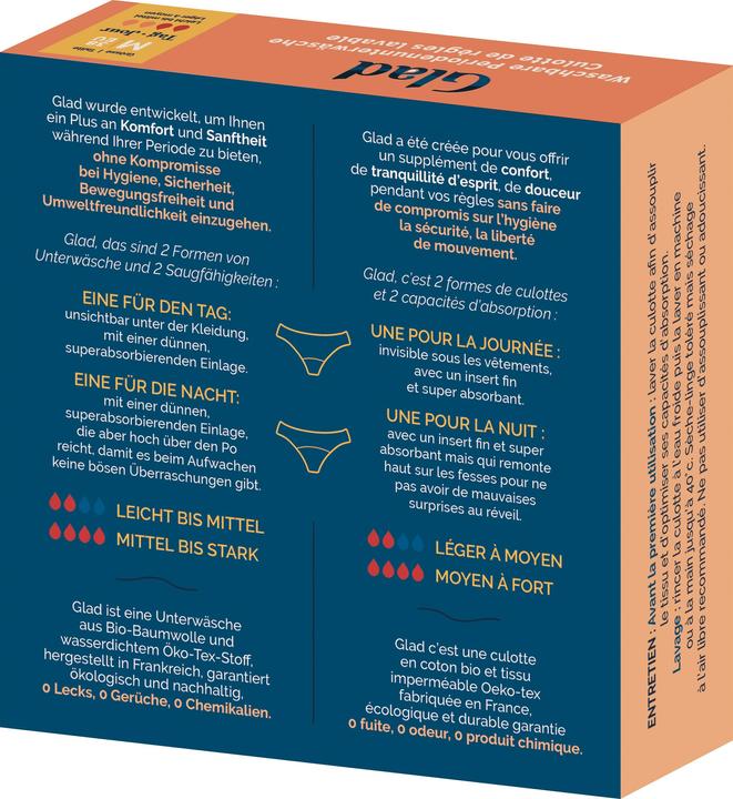 Actual product image Glad Period underwear night strong (M)
